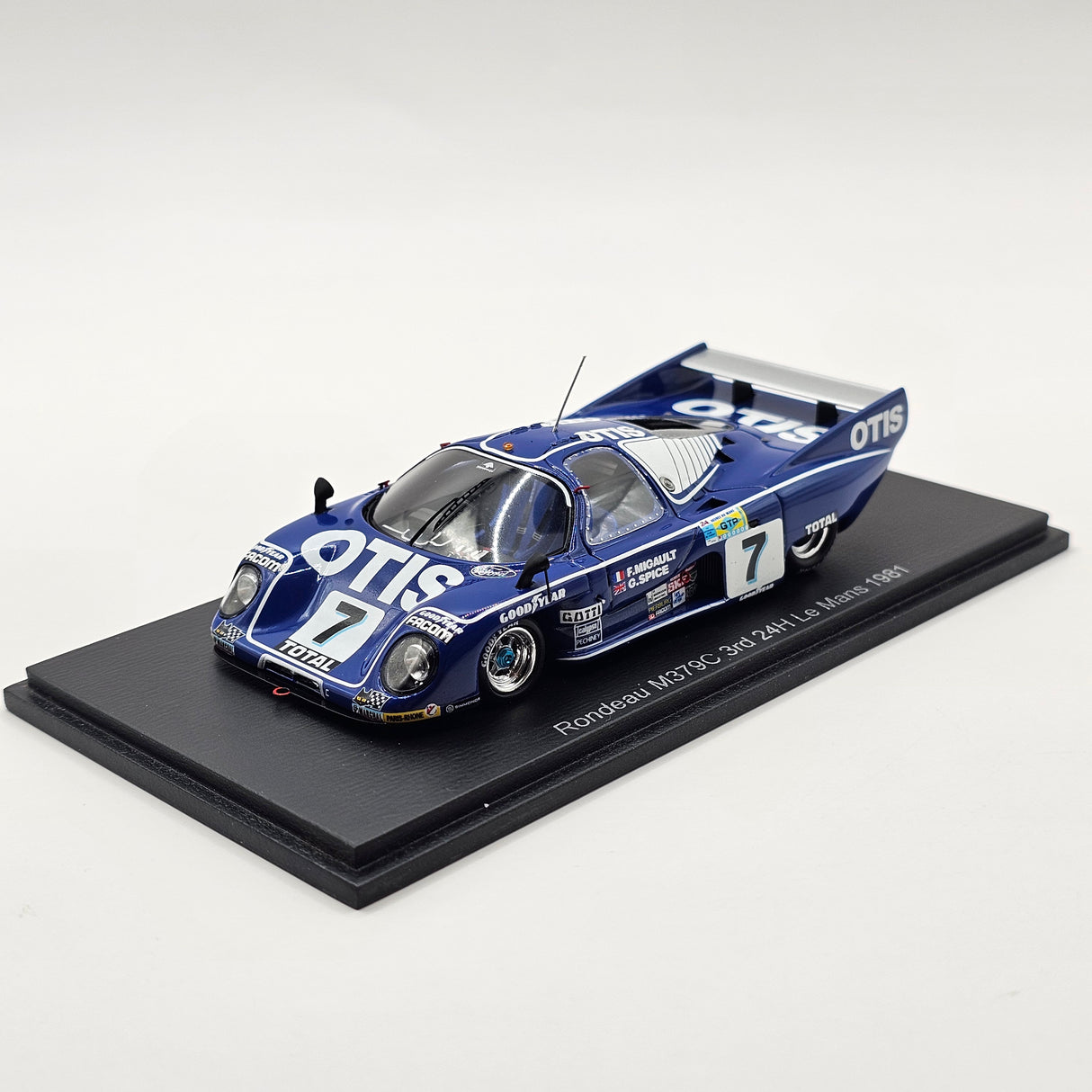 Spark Rondeau M379C #7 Jean Rondeau 3rd 24Hrs Le Mans 1981 1/43 Scale S8459