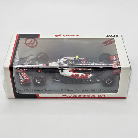 Spark Haas VF-25 #87 Oliver Bearman Canadian F1 GP 2025 1/43 Scale S9629