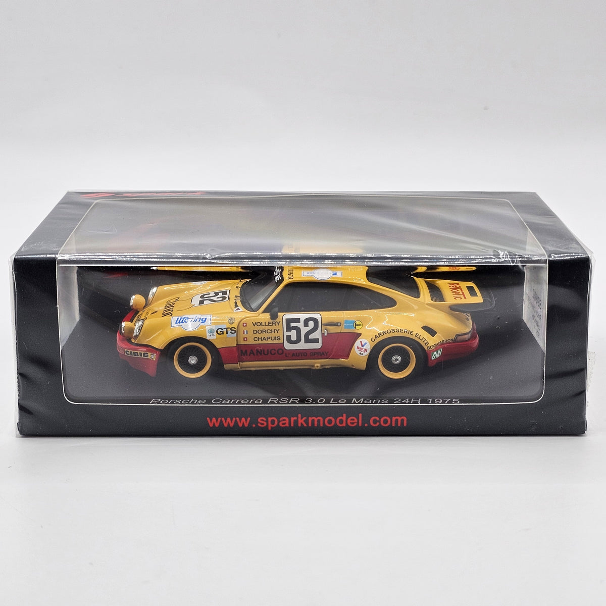 Spark Porsche 911 Carrera RSR #52 Écurie du Nord 24Hrs Le Mans 1975 1/43 Scale S9802