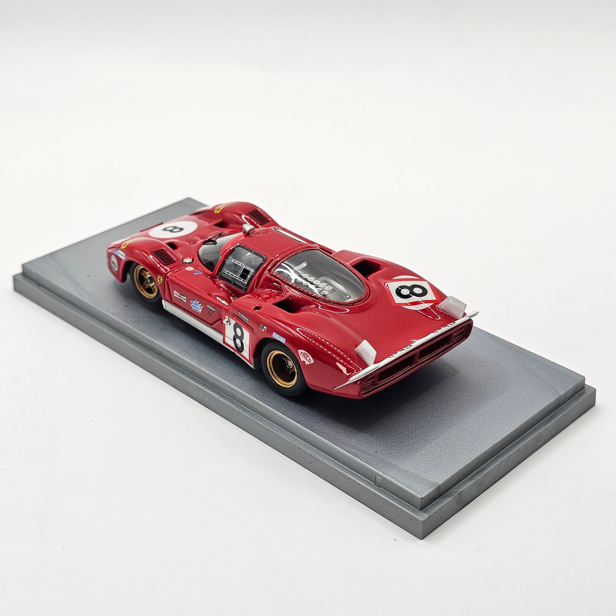 BBR Gasoline Ferrari 512S #8 SpA Ferrari SEFAC 24Hrs Le Mans 1970 1/43 Scale