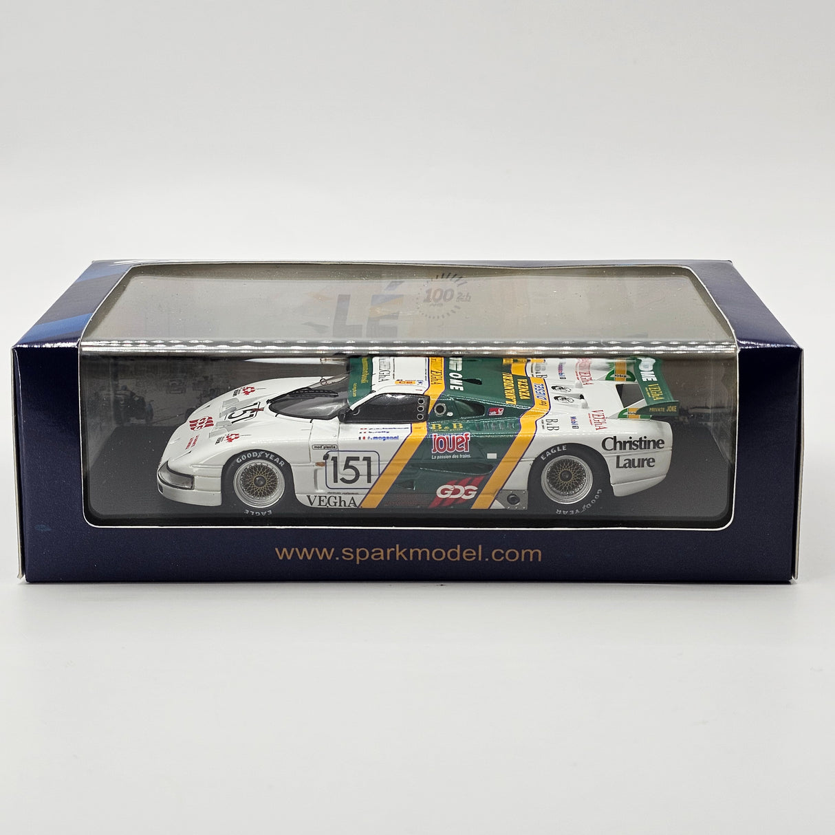 Spark Spice SE86C #151 P.-A. Lombardi 24Hrs Le Mans 1989 1/43 Scale S6809