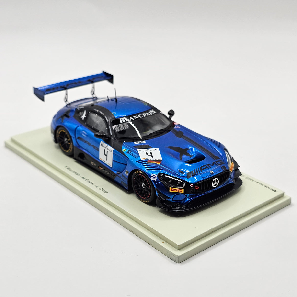 Spark Mercedes-AMG GT3 #4 Team Black Falcon Blancpain GT Cup Champion 2018 1/43 Scale