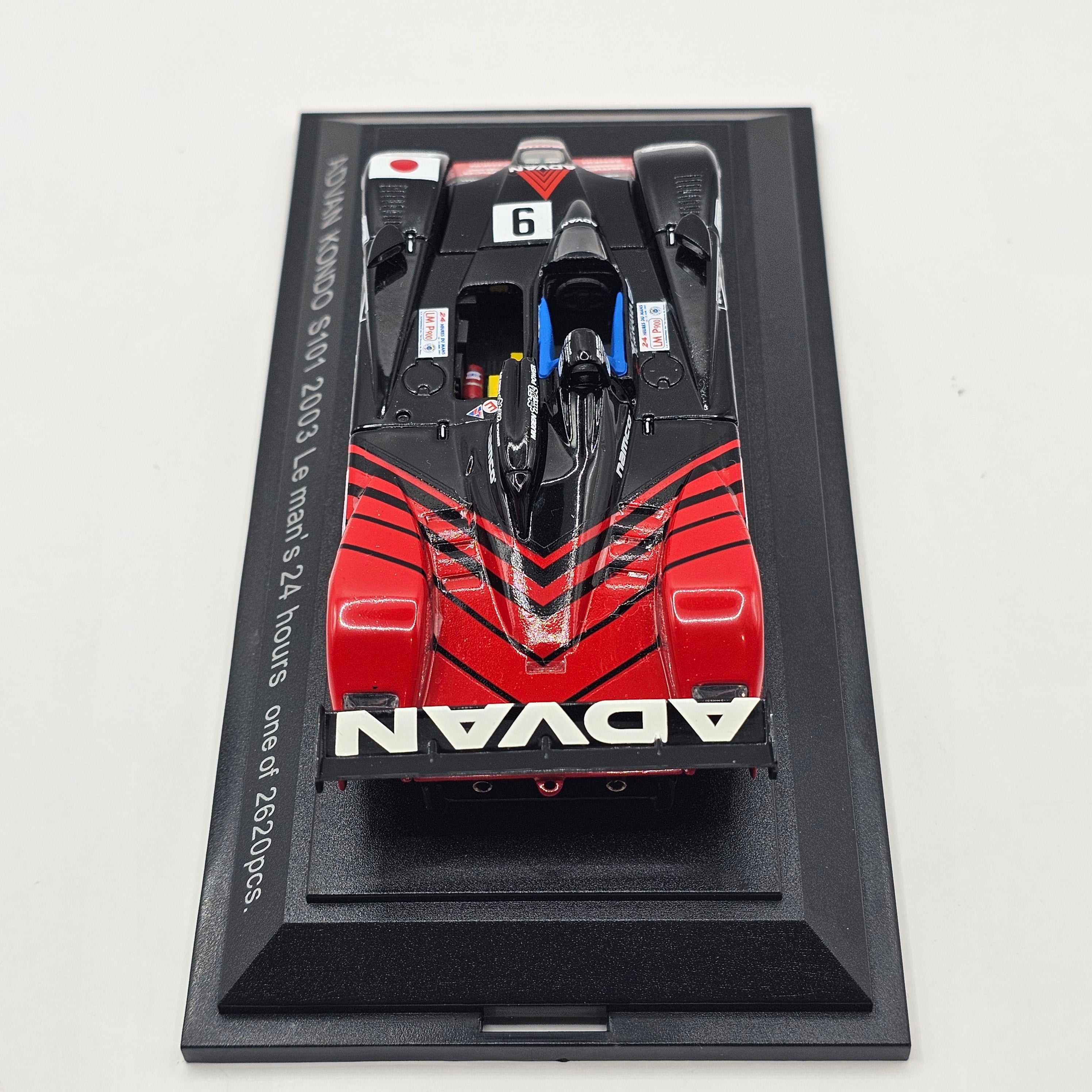 EBBRO Dome S101 #9 Advan Kondo Racing Le Mans 24Hrs 2003 1/43 Scale