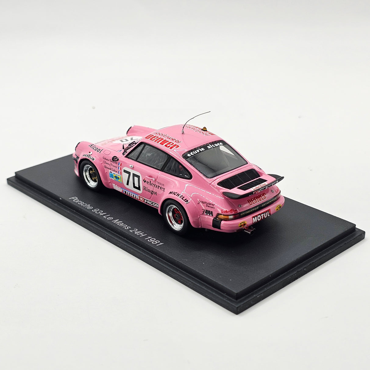 Spark Porsche 934 #70 T. Perrier 24Hrs Le Mans 1981 1/43 Scale S9846