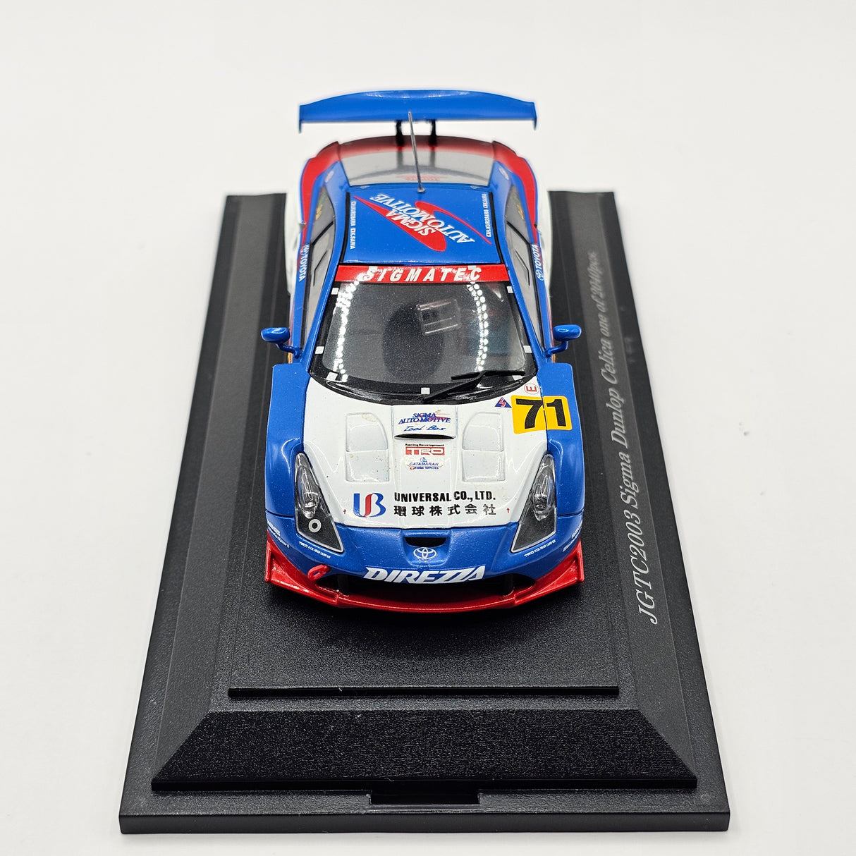 EBBRO Toyota Celica #71 SigmaTec Racing JGTC GT300 2003 1/43 Scale