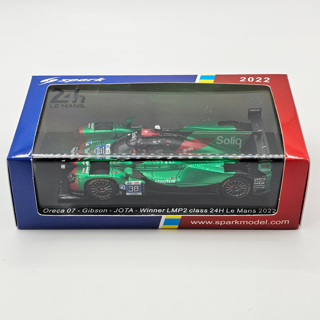 Spark Oreca 07 Gibson #38 Team JOTA LMP2 Win 24Hrs Le Mans 2022 1/43 Scale