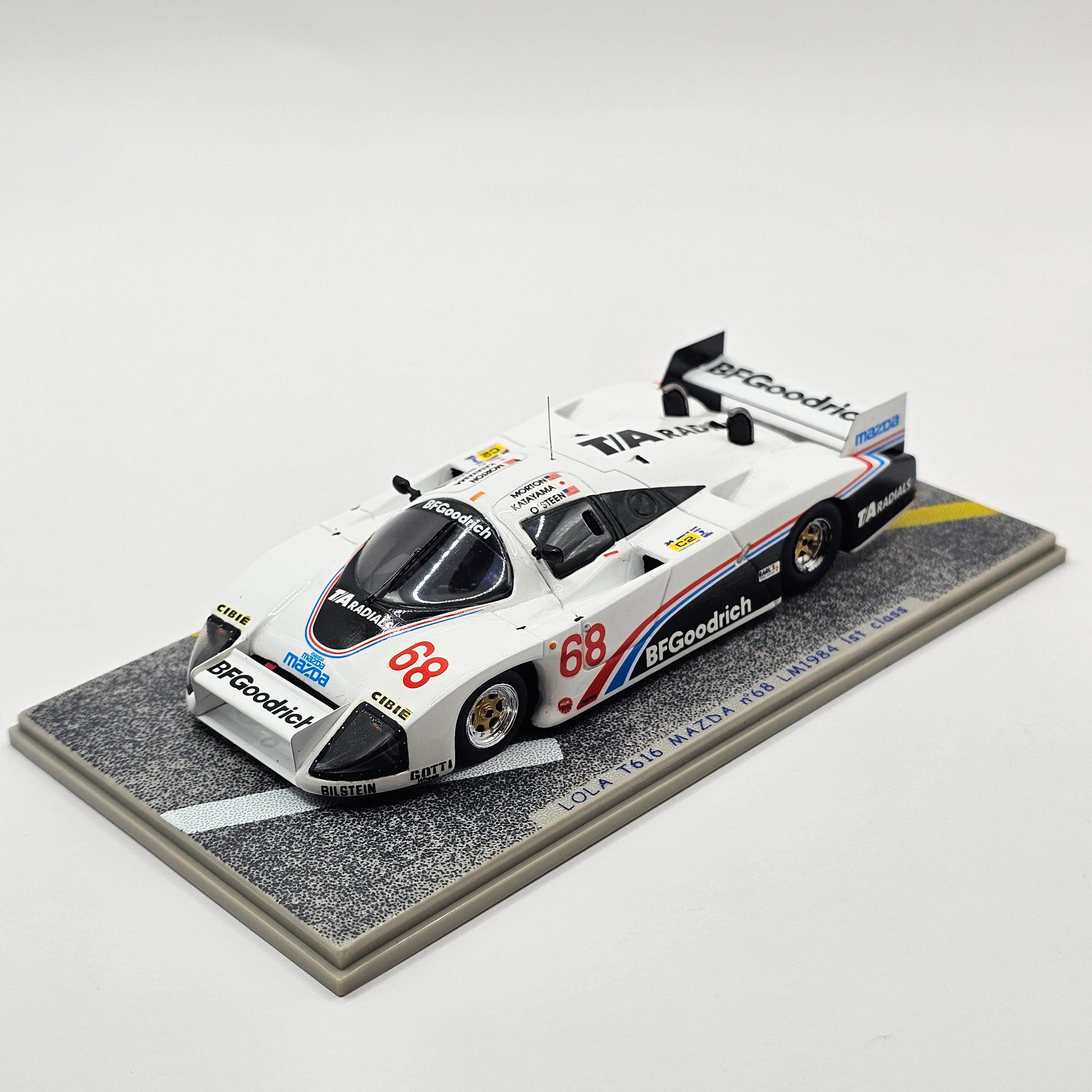 SPARK 1/43 マツダ プロトタイプ 6H 70号車 Spark Lola T616 Mazda #68 BF Goodrich Le Mans 24Hrs 1984 Rotary Histor