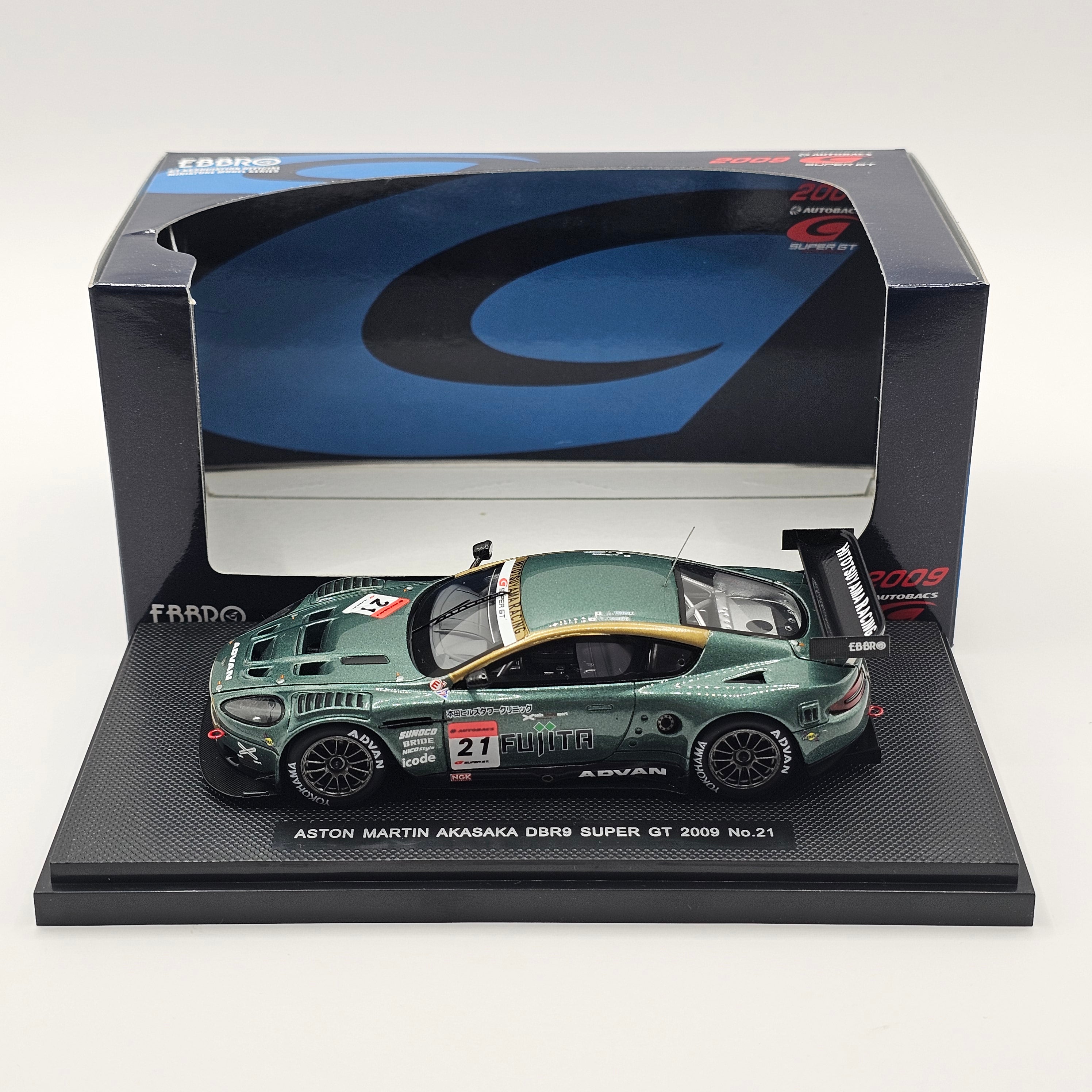 自動車 EBBRO SUPER GT 500 2009 ASTON MARTIN Ebbro 1/43 Aston Martin DBR9 Super GT 500 2009 Model Car