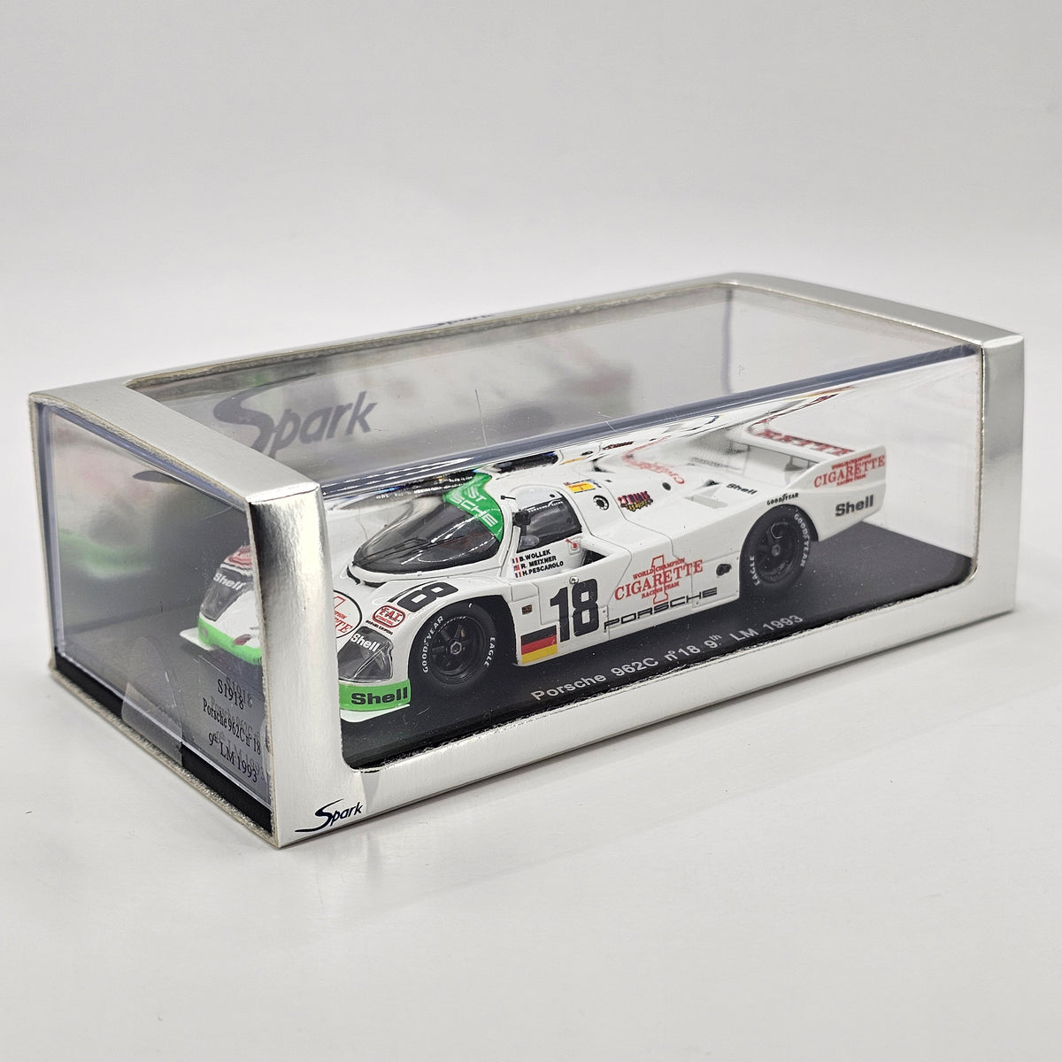 Spark Porsche 962C #18 Joest Porsche Racing 24Hrs Le Mans 1993 1/43 Scale