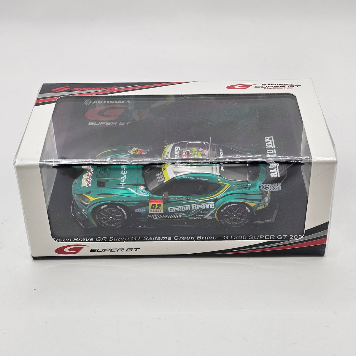 Spark Toyota GR Supra GT300 #52 Saitama Green Brave Super GT 2025 1/43 Scale