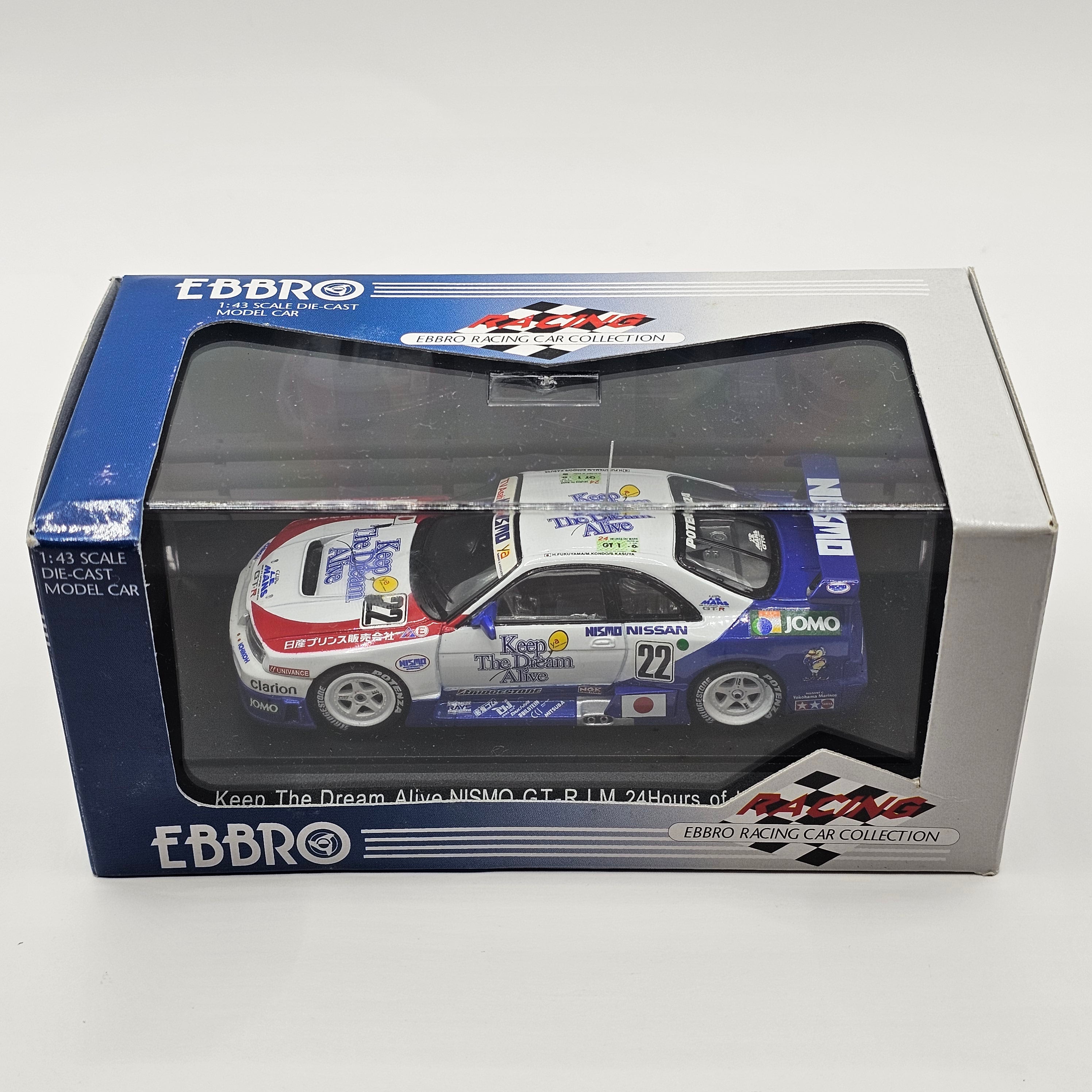 EBBRO Nissan Nismo GT-R R33 #22 Nismo Le Mans 24Hrs LMGT1 1995 1/43 Sc