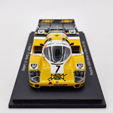 Spark Porsche 956B #7 NewMan Joest Racing 24Hrs Le Mans 1985 Winner 1/43 Scale