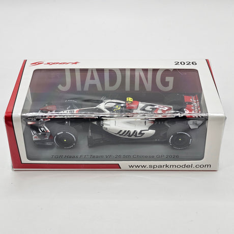Spark TGR Haas F1 Team VF-26 No.87 Bearman 5th Chinese GP 2026 1/43 Scale
