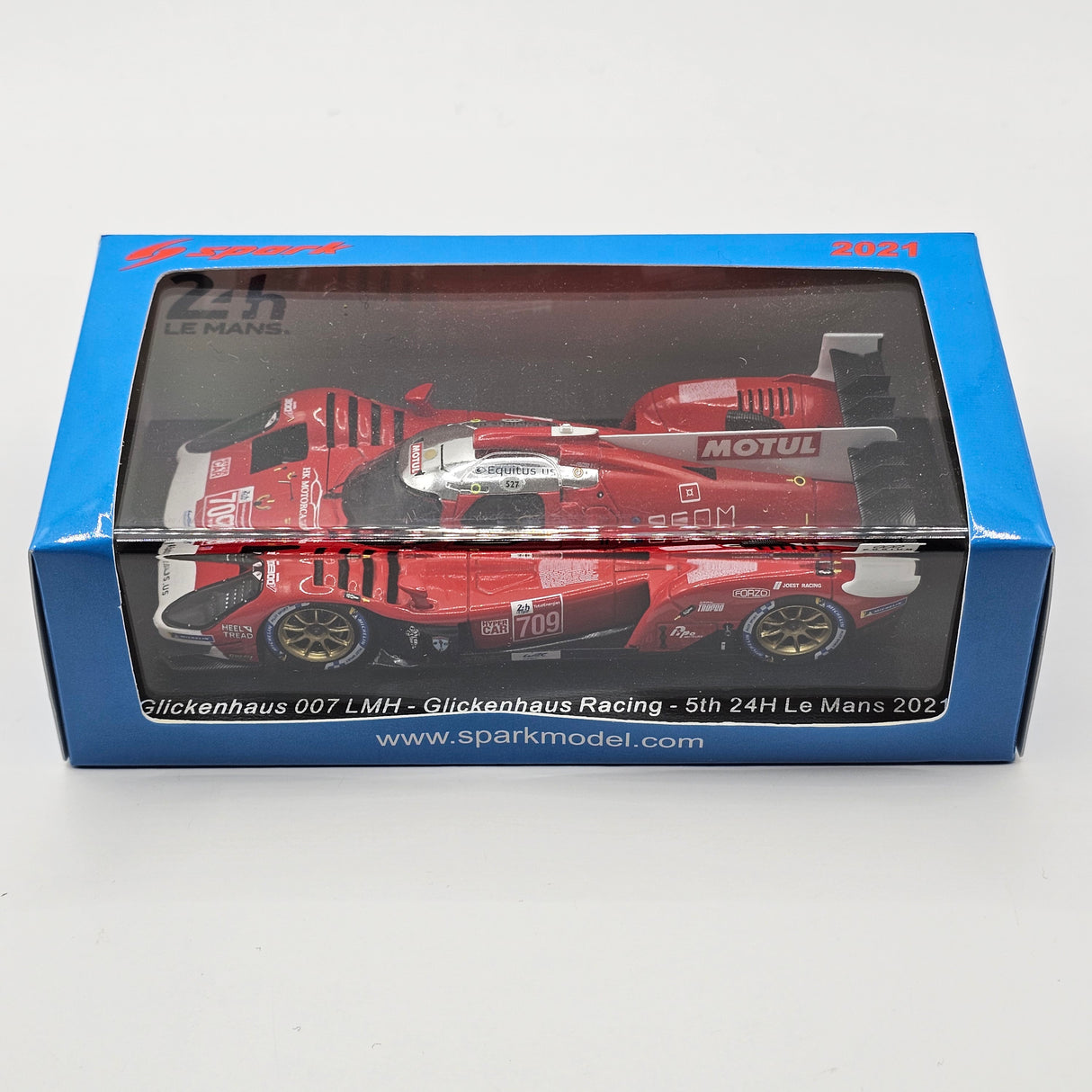 Spark Glickenhaus 007 LMH #709 Glickenhaus Racing 24Hrs Le Mans 2021 1/43 Scale