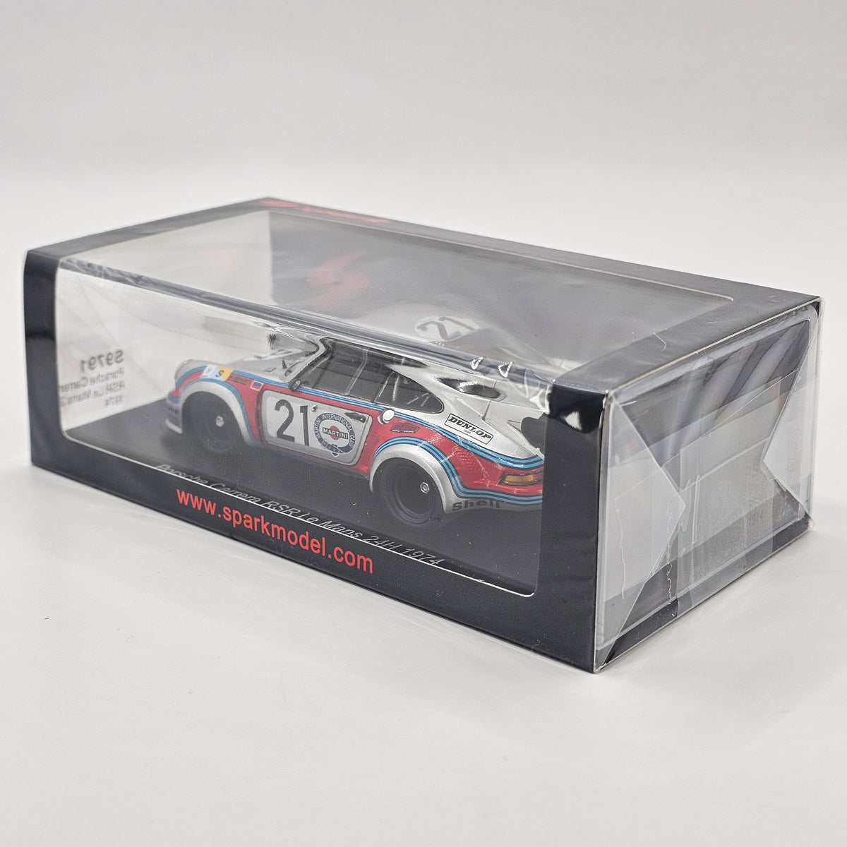 Spark Porsche 911 Carrera RSR Turbo #21 Martini Racing 24Hrs Le Mans 1974 1/43 Scale