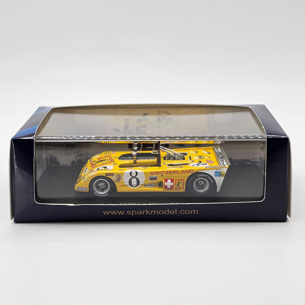 Spark Lola T280 #8 Ecurie Bonnier 24Hrs Le Mans 1972 1/43 Scale S9435