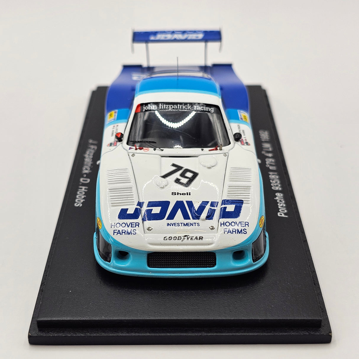 Spark Porsche 935/81 #79 John Fitzpatrick Racing 24Hrs Le Mans 1982 1/43 Scale