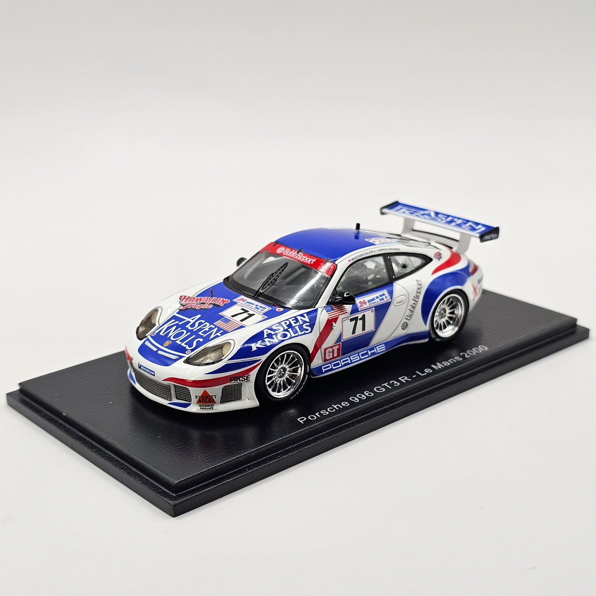 Spark Porsche 911 GT3-R #71 Michael Colucci Racing 24Hrs Le Mans 2000 1/43 Scale