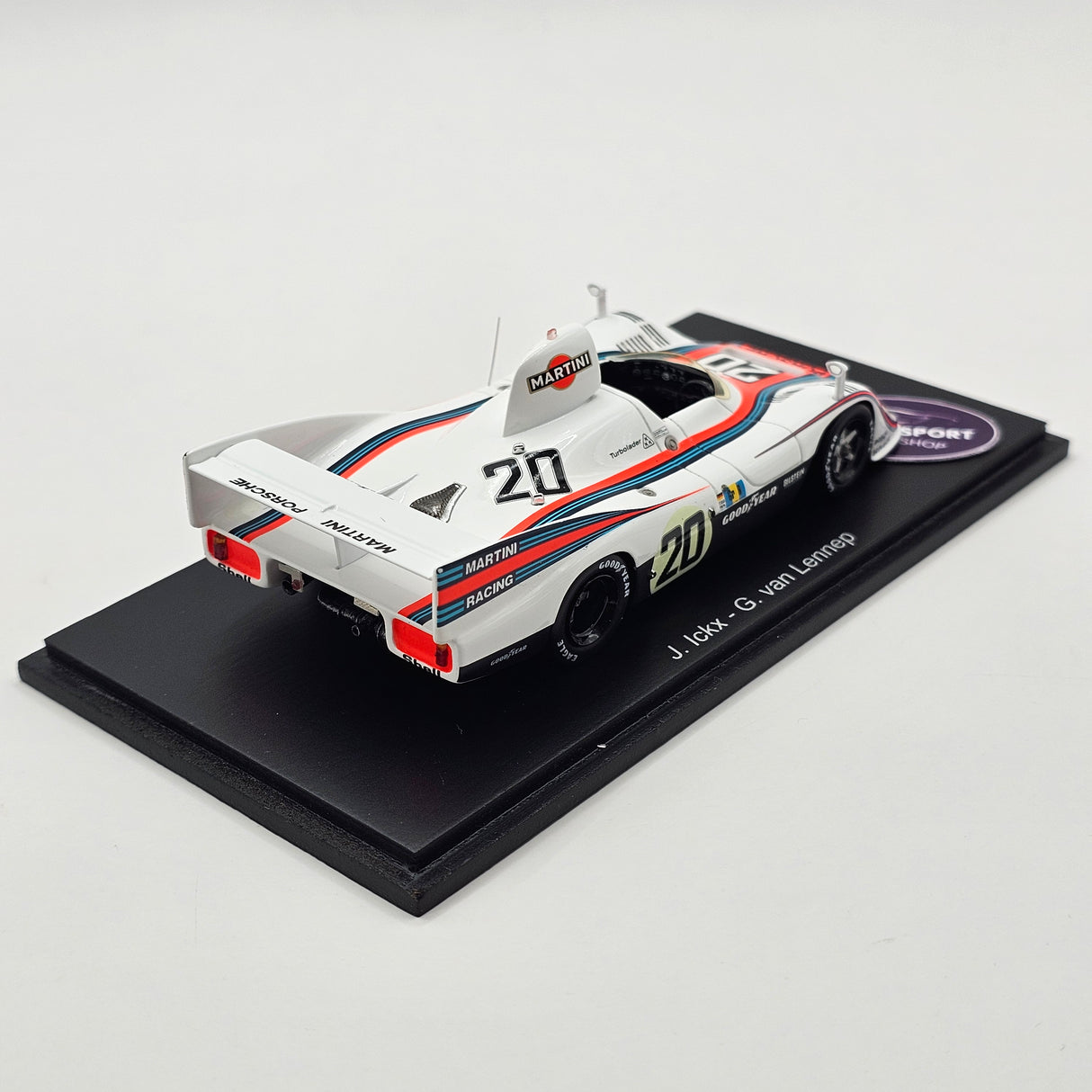 Spark Porsche 936 #20 Martini Racing Porsche System 24Hrs Le Mans Winner 1976 1/43 Scale