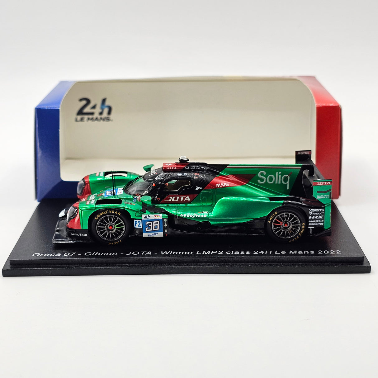 Spark Oreca 07 Gibson #38 Team JOTA LMP2 Win 24Hrs Le Mans 2022 1/43 Scale