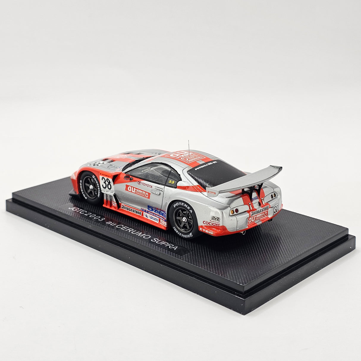 EBBRO P4 Toyota Supra GT500 #38 au Toyota Team Cerumo JGTC 2003 1/43 Scale