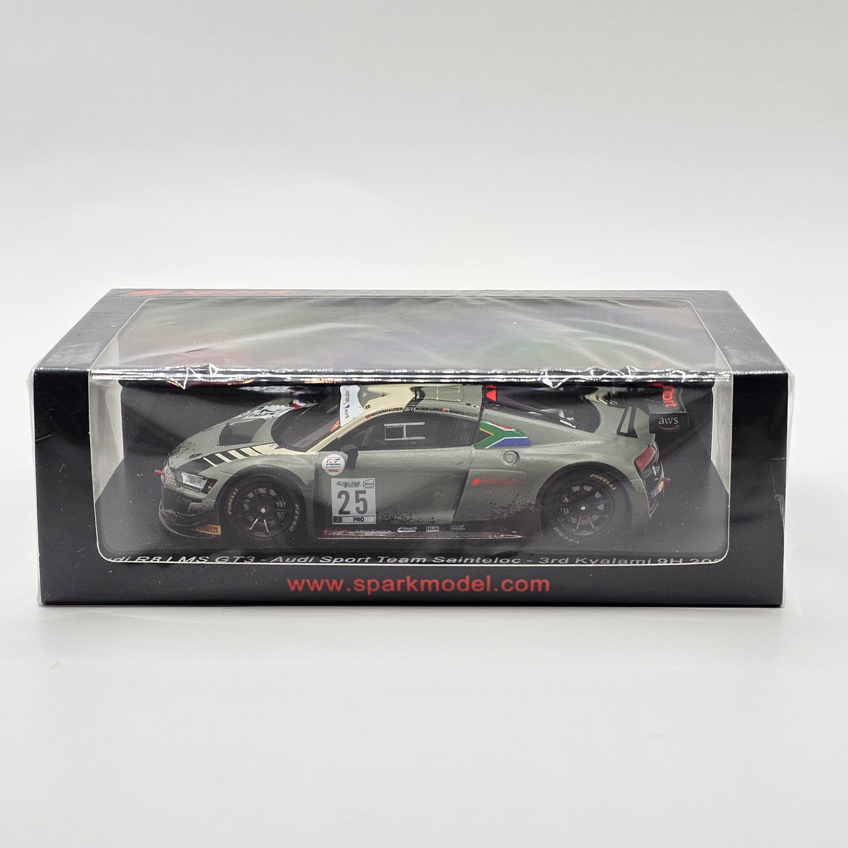 Spark Audi R8 LMS GT3 #25 Saintéloc Racing 3rd 9Hrs Kyalami 2021 1/43 Scale