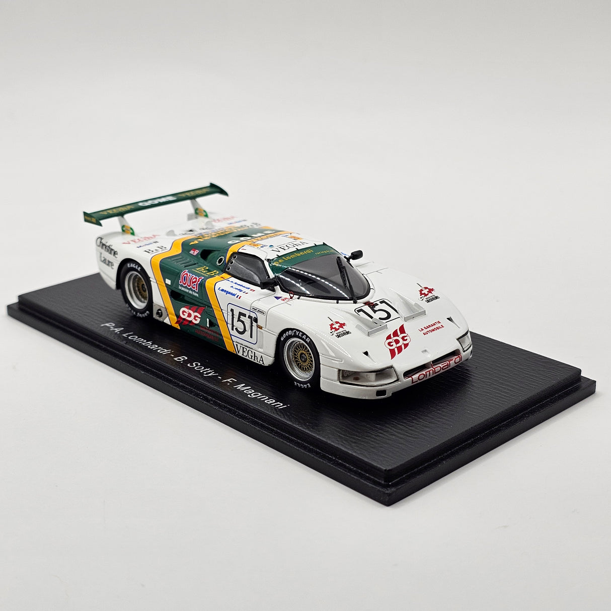 Spark Spice SE86C #151 P.-A. Lombardi 24Hrs Le Mans 1989 1/43 Scale S6809