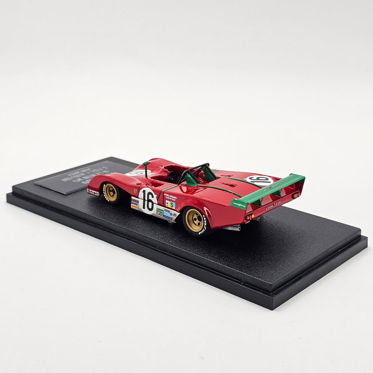 Marsh Models Ferrari 312PB-73 #16 SpA Ferrari SEFAC 2nd 24Hrs Le Mans 1973 1/43 Scale