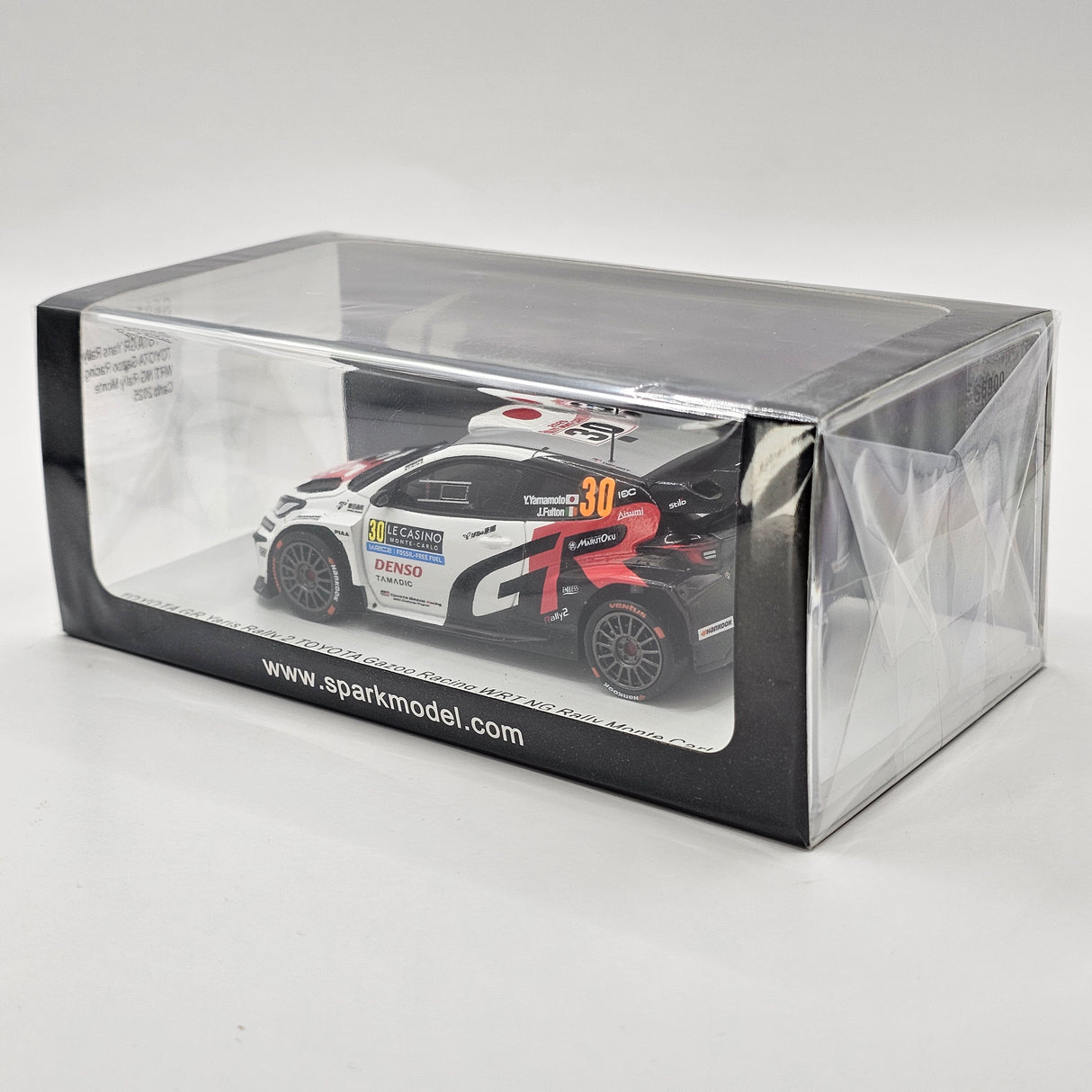 Spark Toyota GR Yaris Rally2 #30 TOYOTA Gazoo Racing WRT NG Rally Monte Carlo 2025 1/43 Scale