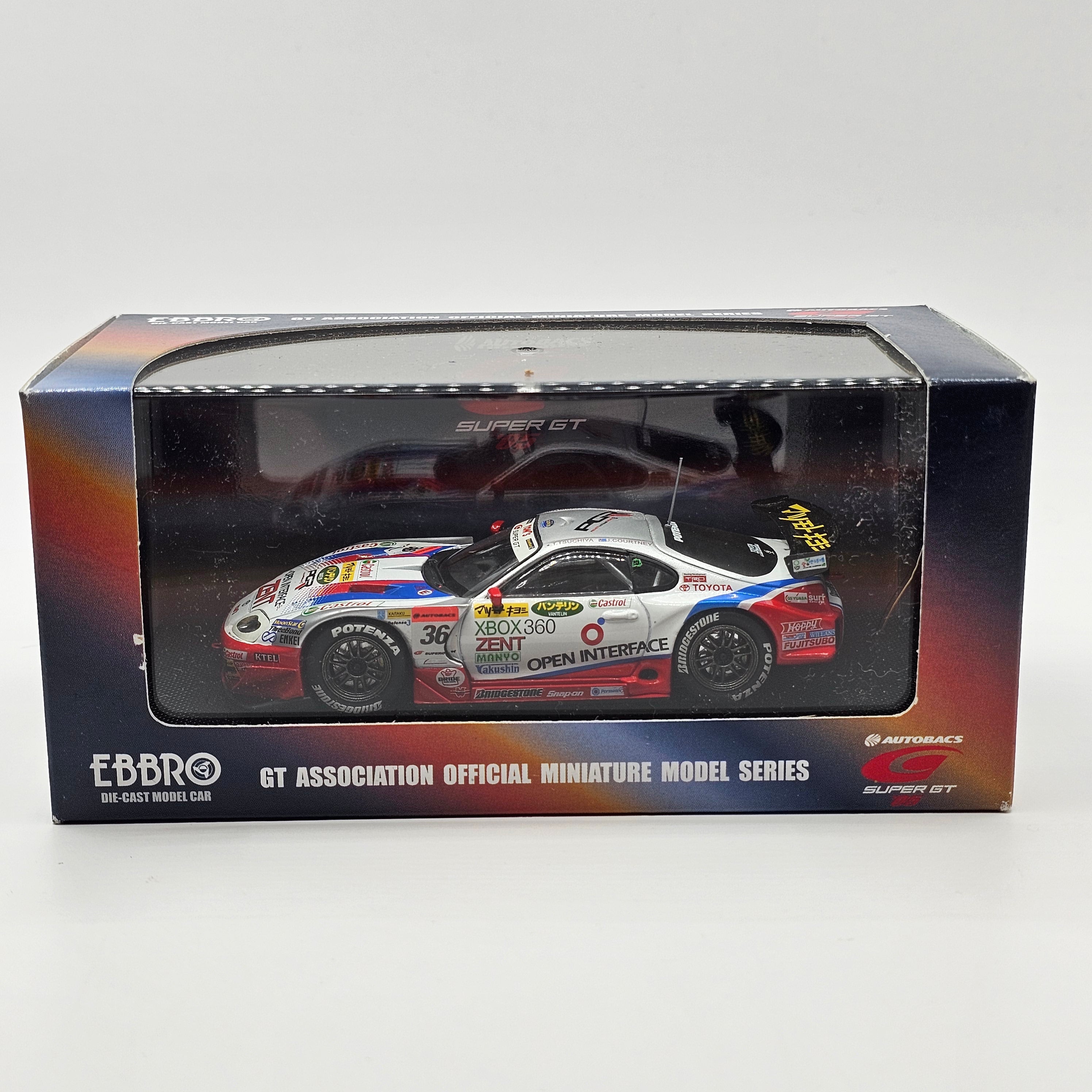 EBBRO Toyota Supra #36 Open Interface Tom's Super GT GT500