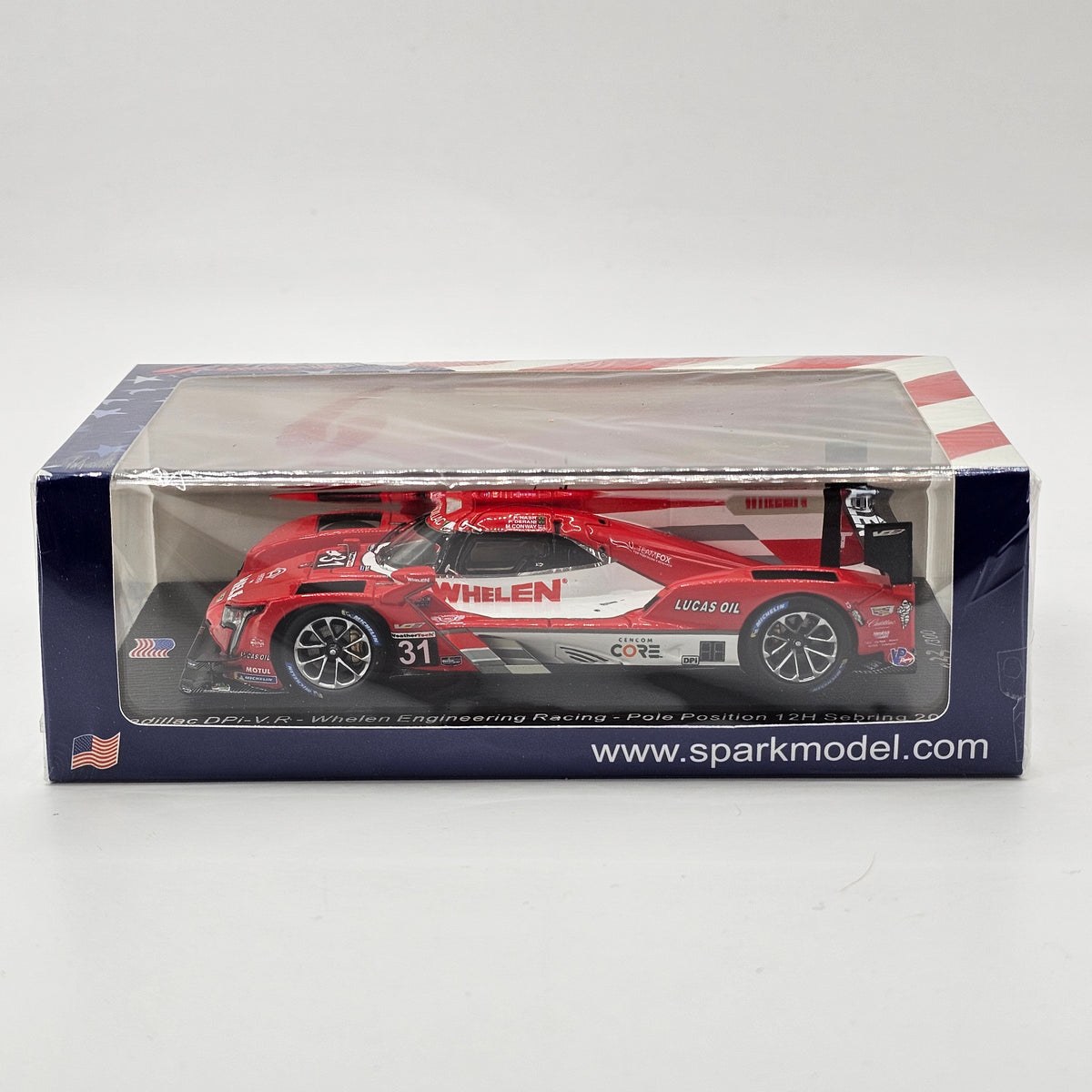 Spark Cadillac DPi-V.R #31 Whelen Engineering Racing Pole Position 12Hrs Sebring 2021 1/43 Scale