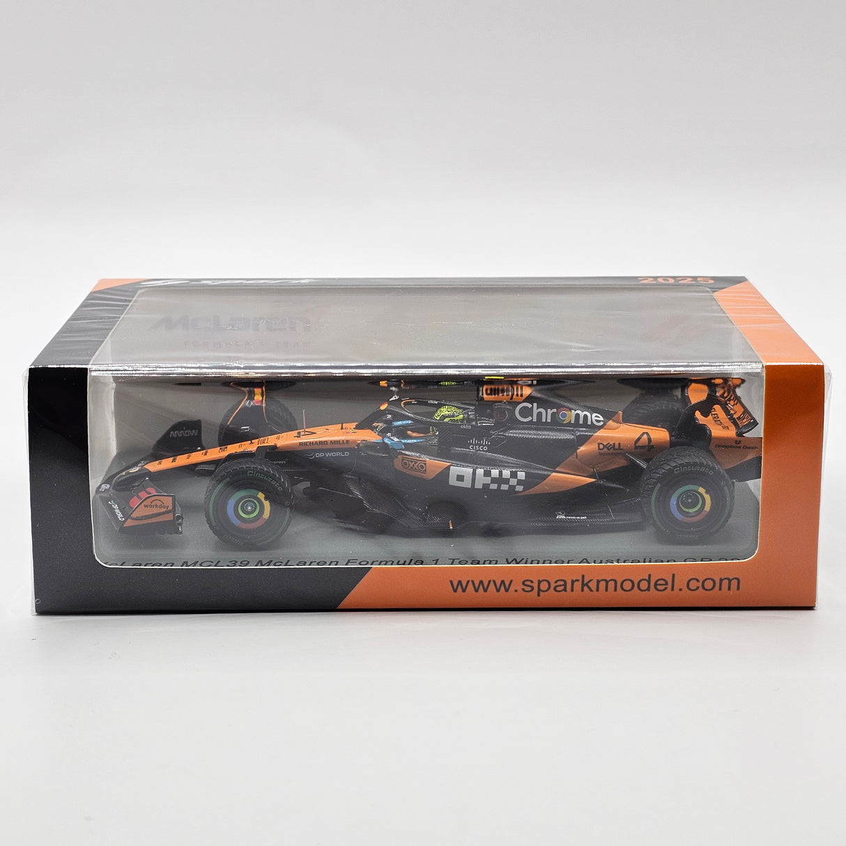 Spark McLaren MCL39 #4 Lando Norris Australian GP 2025 Winner 1/43 Scale S9581