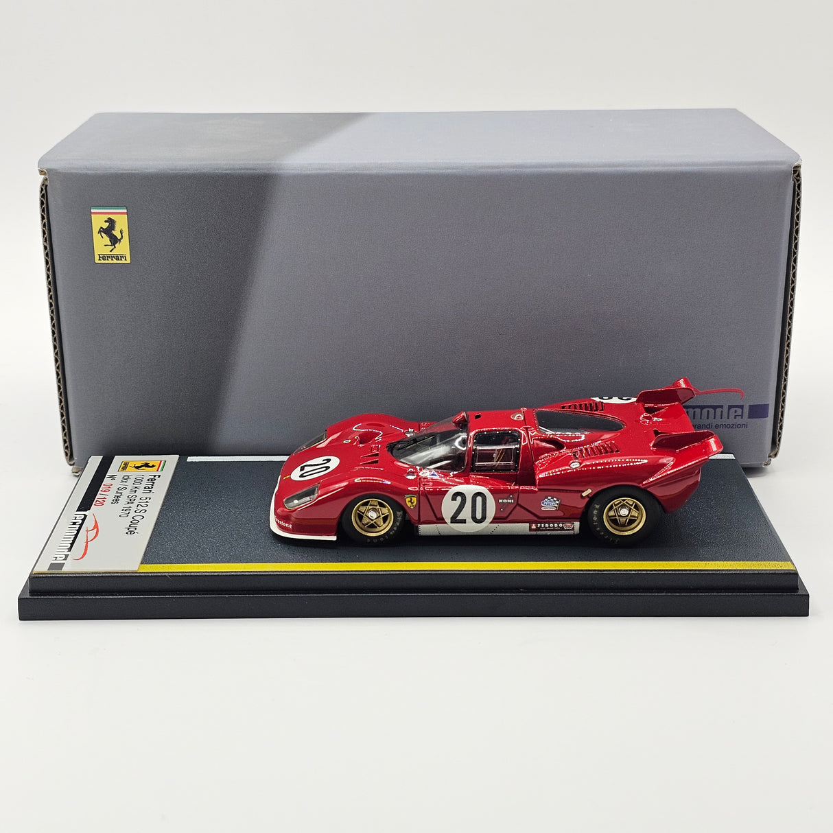 Tecnomodel Ferrari 512S #20 SpA Ferrari SEFAC 1000KM Spa 1970 1/43 Scale TLA 03A