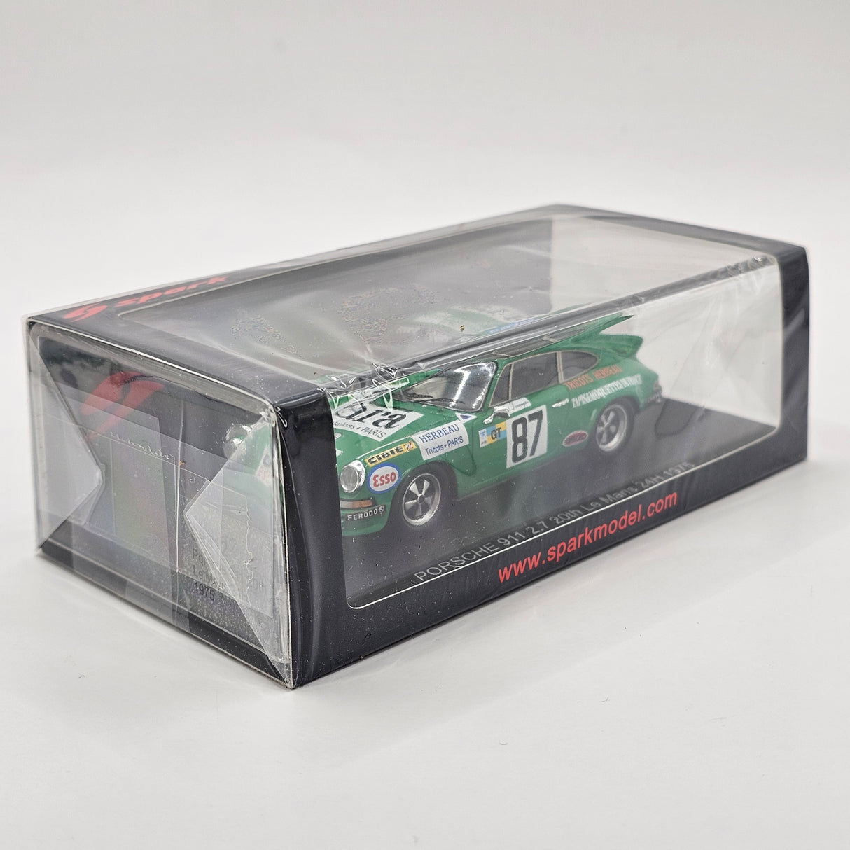 Spark Porsche Carrera 2.8 RSR #87 X Racing 24Hrs Le Mans 1975 1/43 Scale S9812