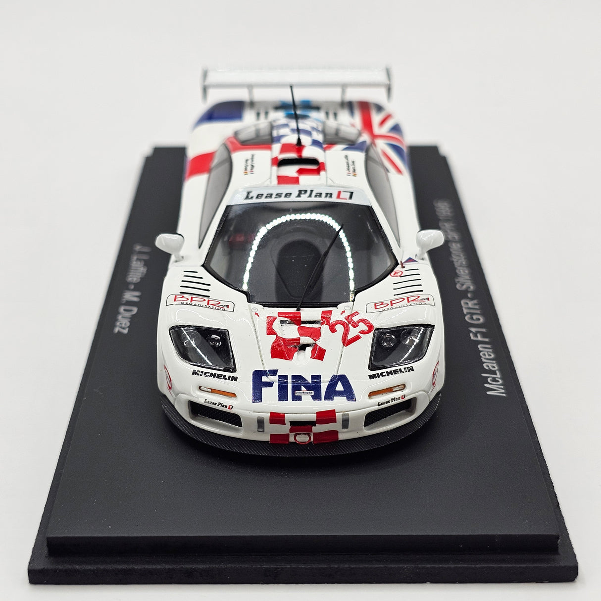 Spark McLaren F1 GTR #25 BMW Motorsport BPR 4 Hours Silverstone 1996 1/43 Scale