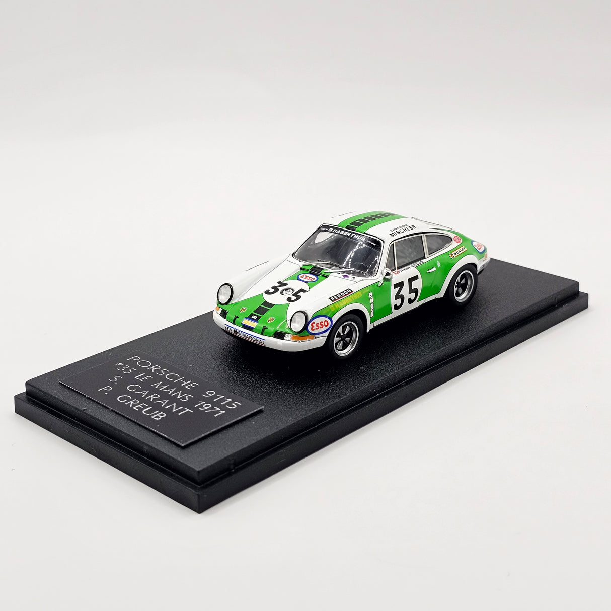 Spark Porsche 911S #35 P. Greub 24Hrs Le Mans 1971 1/43 Scale S0890