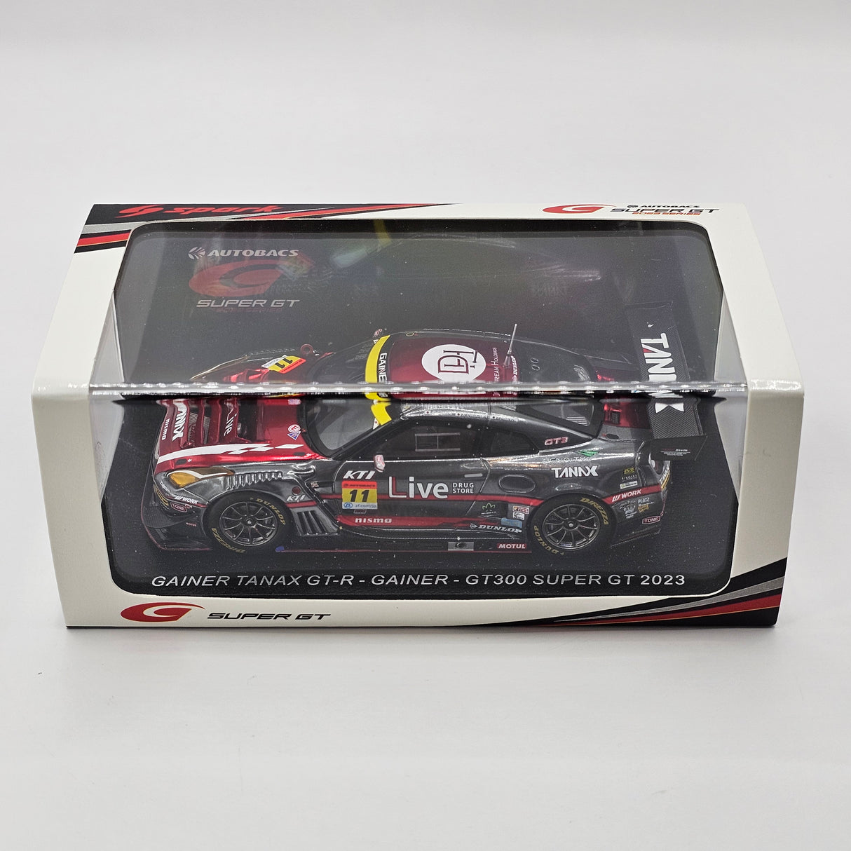Spark Nissan GT-R Nismo GT3 #11 GAINER Super GT GT300 2023 1/43 Scale SGT072