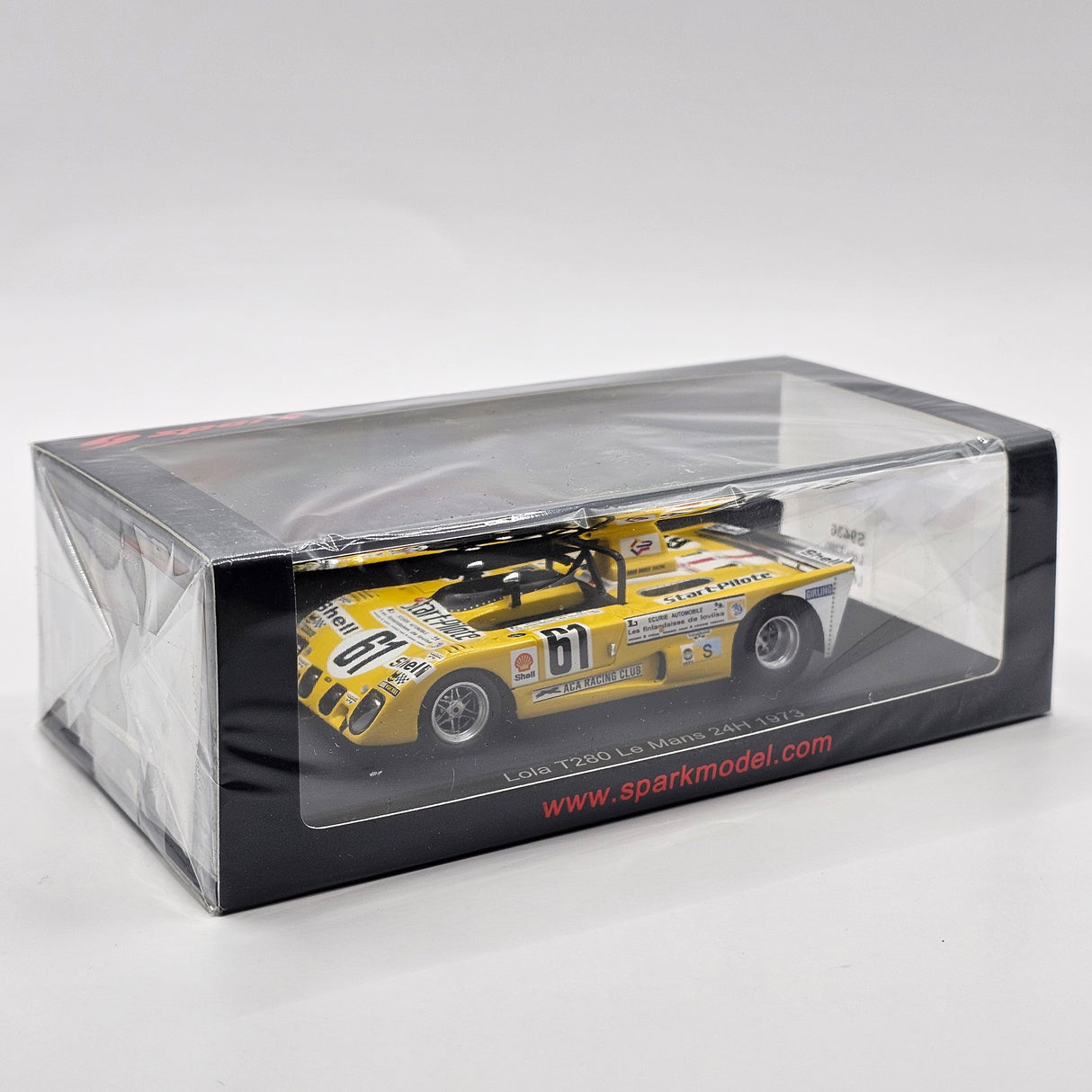 Spark Lola T280 #61 D. Rouveyran Le Mans 24H 1973 1/43 Scale S9436