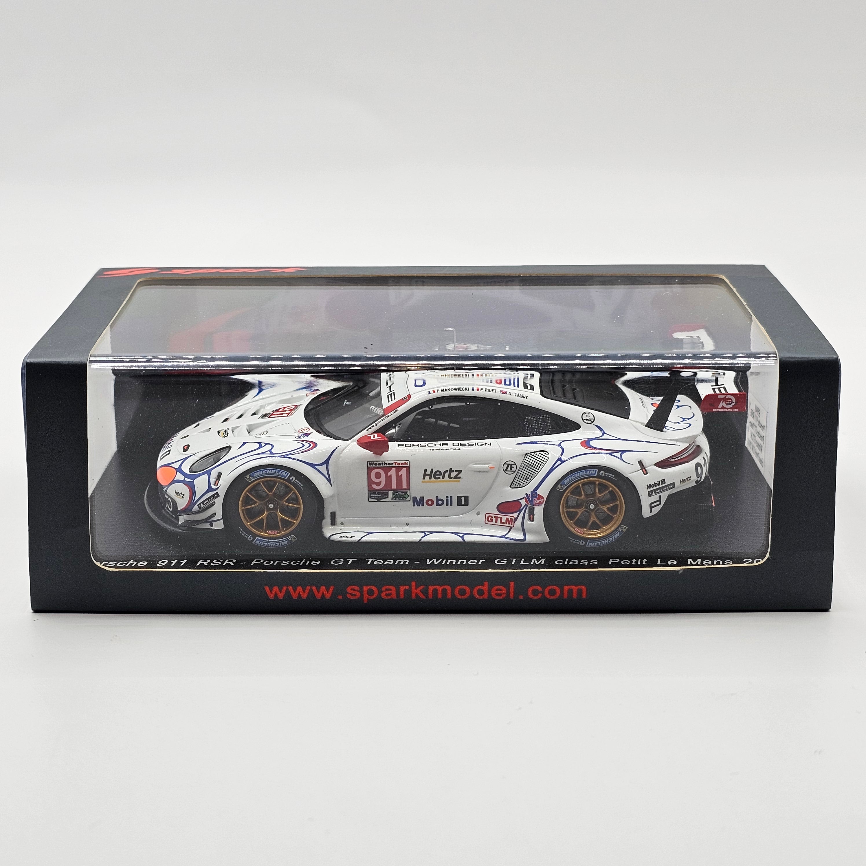 Spark Porsche 911 RSR #911 Porsche GT Team GTLM Winner Petit Le Mans 2