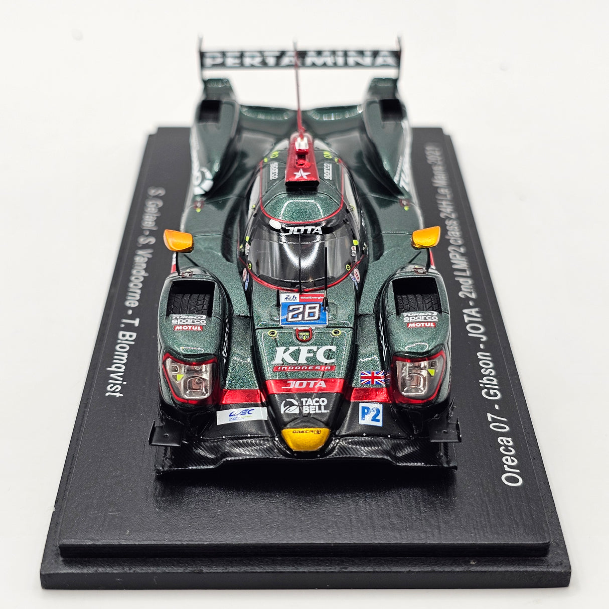 Spark Oreca 07 Gibson #28 Team JOTA 24Hrs Le Mans 2021 1/43 Scale S8243