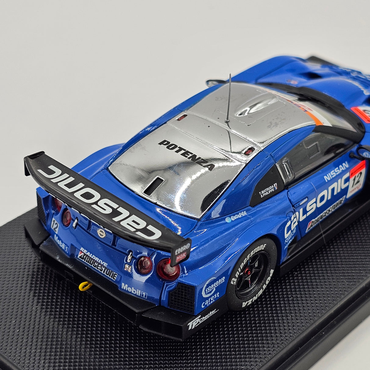 EBBRO Nissan GT-R #12 Calsonic Impul Super GT GT500 Suzuka 1000KM 2008 1/43 Scale