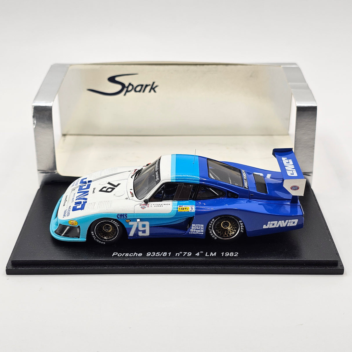 Spark Porsche 935/81 #79 John Fitzpatrick Racing 24Hrs Le Mans 1982 1/43 Scale