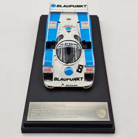 Compass Porsche 956B #8 Joest Racing 1984 1000 km of Brands Hatch 1/43 Scale