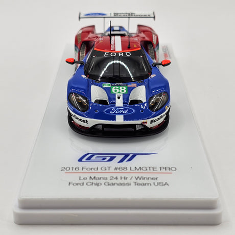 Truescale Ford GT #68 Ford Chip Ganassi Class Winner 24Hrs Le Mans 2016 1/43 Scale