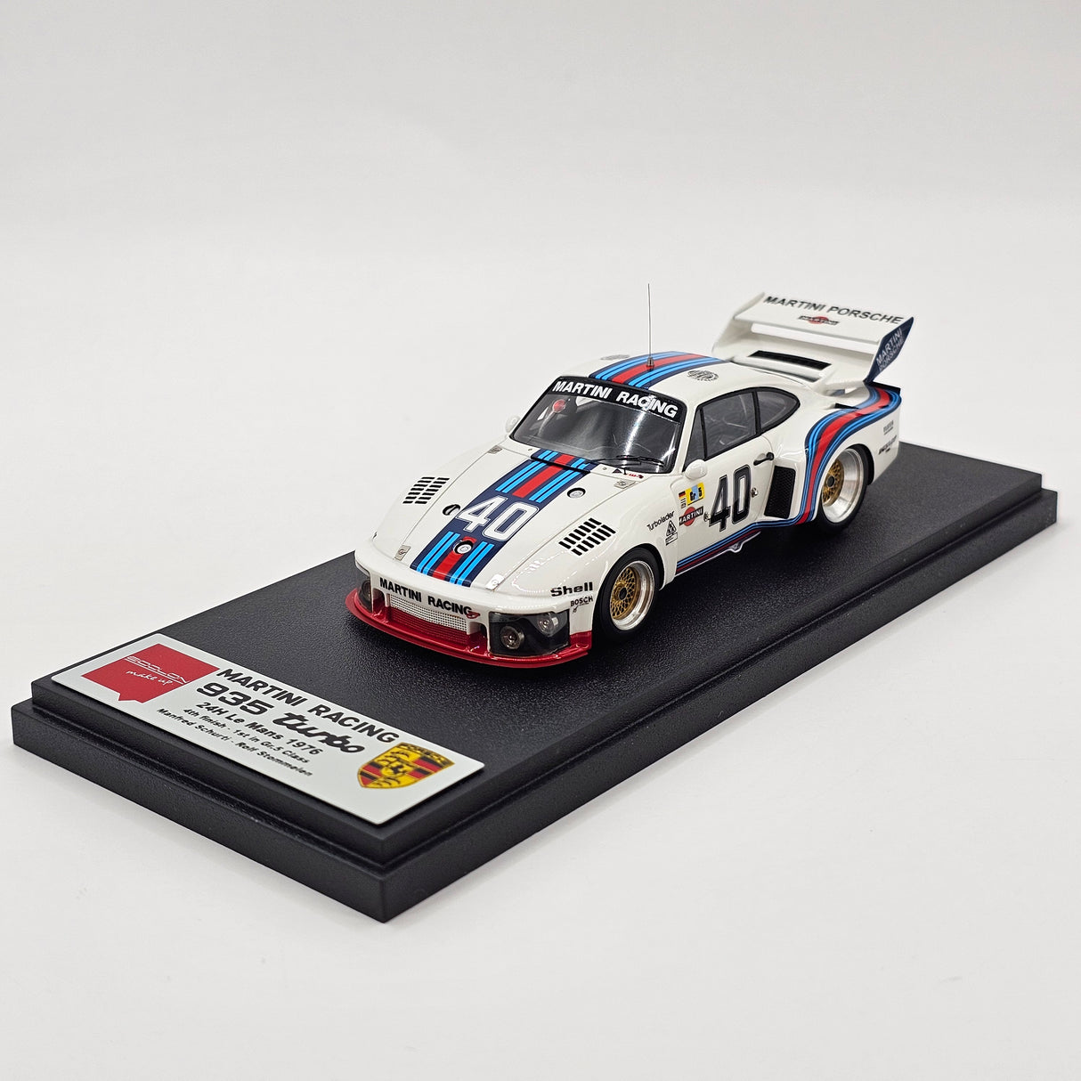 Make Up Eidolon Porsche 935 Turbo #40 Martini Racing Porsche 24Hrs Le Mans 1976 1/43 Scale
