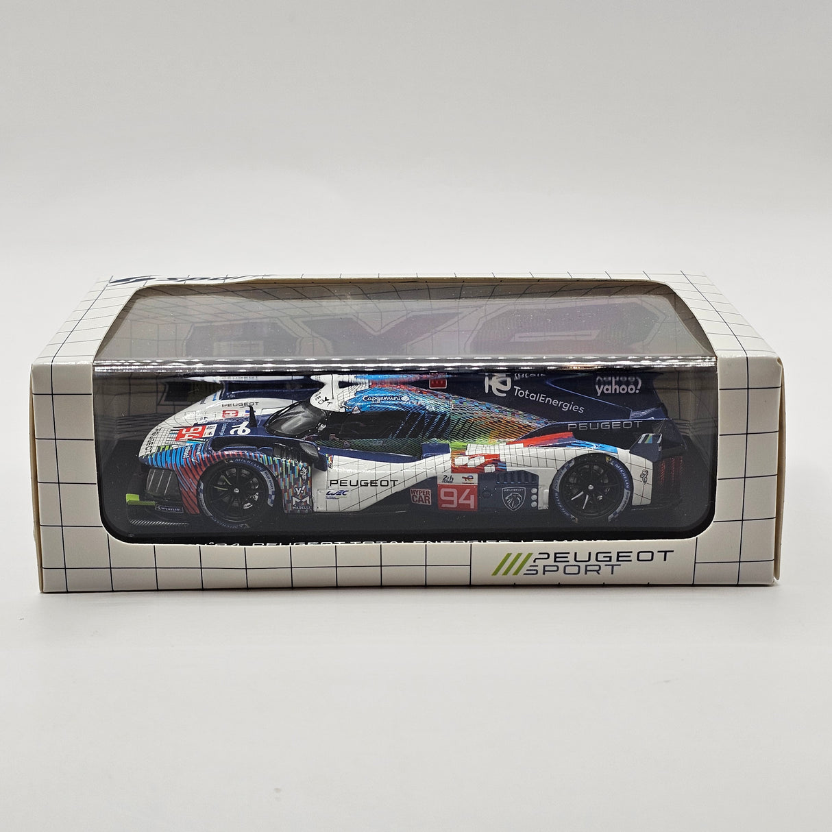 Spark Peugeot 9X8 #94 Peugeot TotalEnergies 24Hrs Le Mans 2023 1/43 Scale S8730
