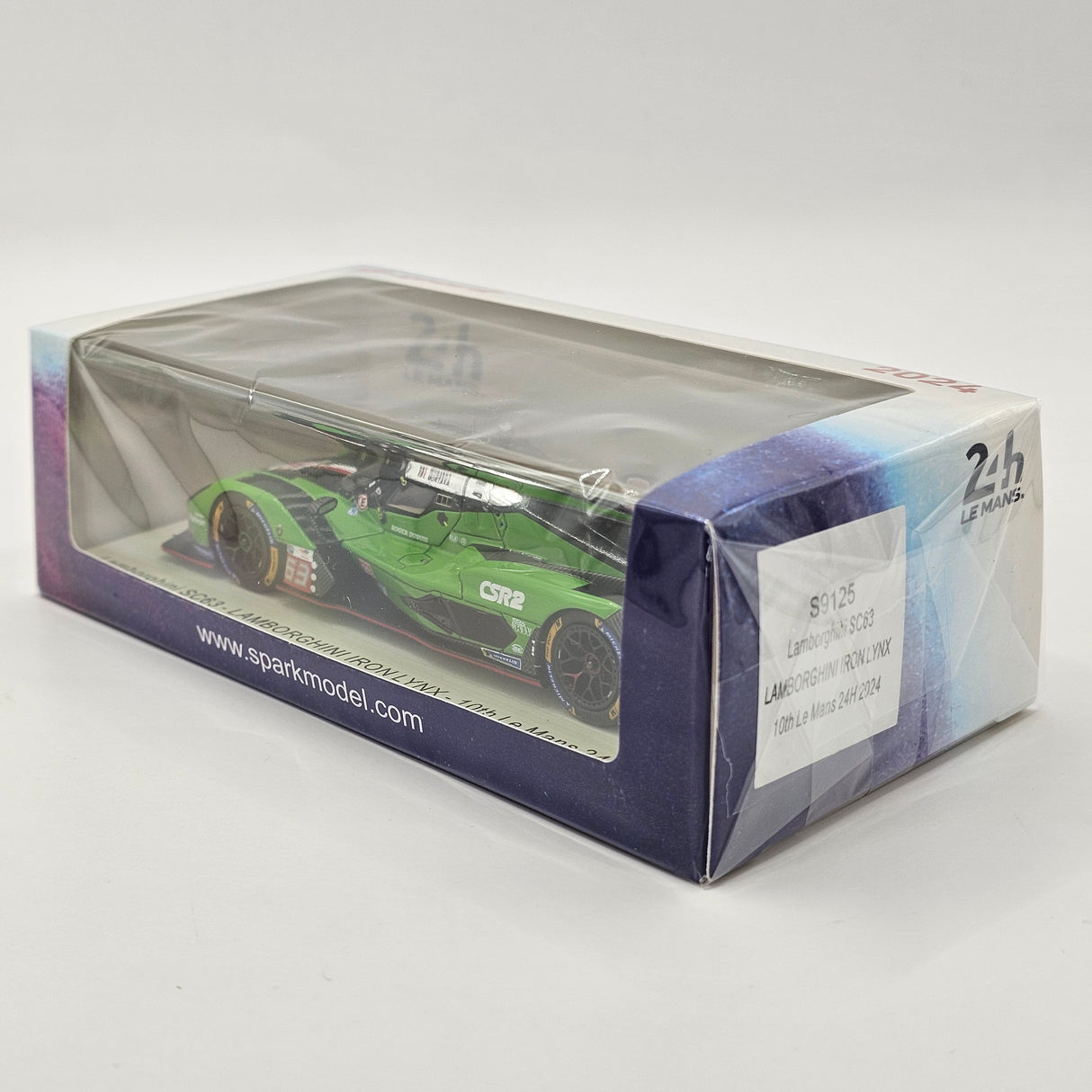 Spark Lamborghini SC63 #63 Lamborghini Iron Lynx 24Hrs Le Mans 2024 1/43 Scale S9125