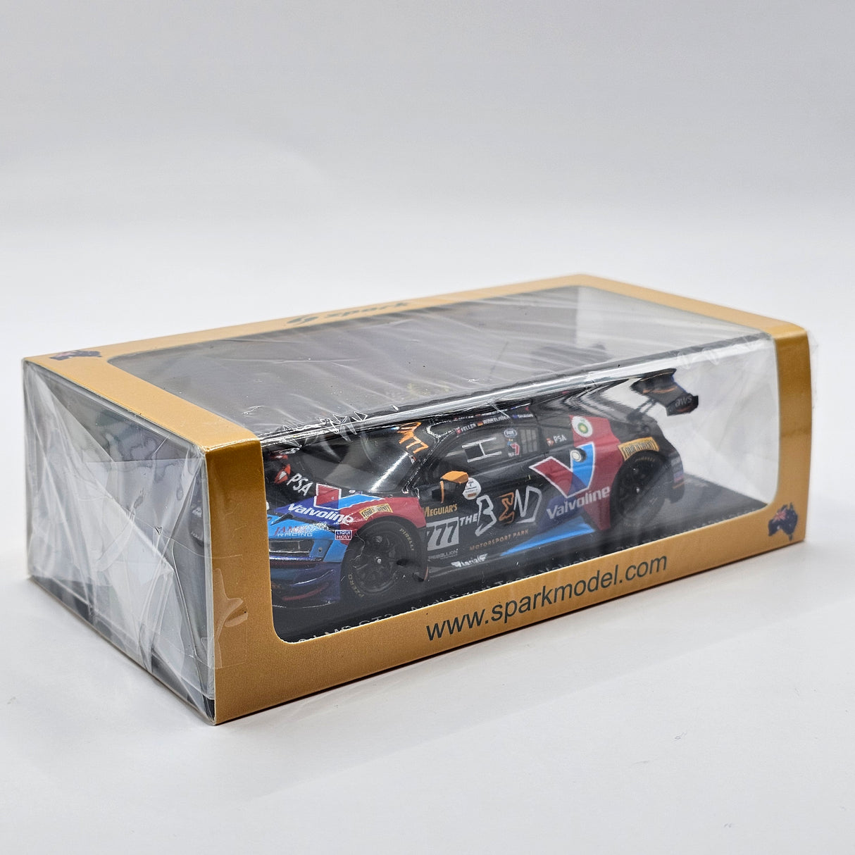 Spark Audi R8 LMS GT3 #777 Audi Sport Team Valvoline 12Hrs Bathurst 2022 1/43 Scale