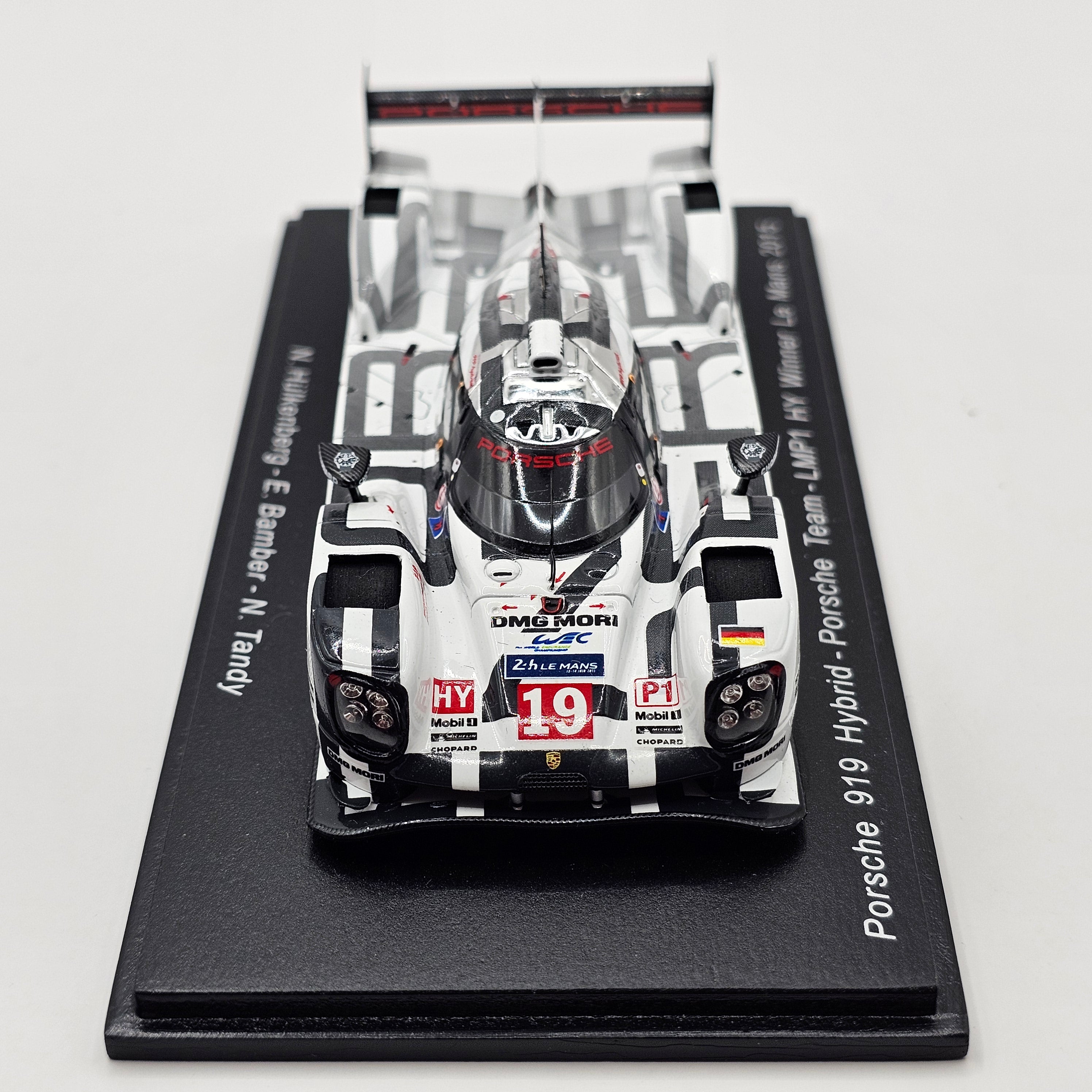 Spark ポルシェ919 #19 Winner ルマン　2015 1/43 Spark Porsche 919 Hybrid N°19 Winner 24h of Mans 2015 1/43