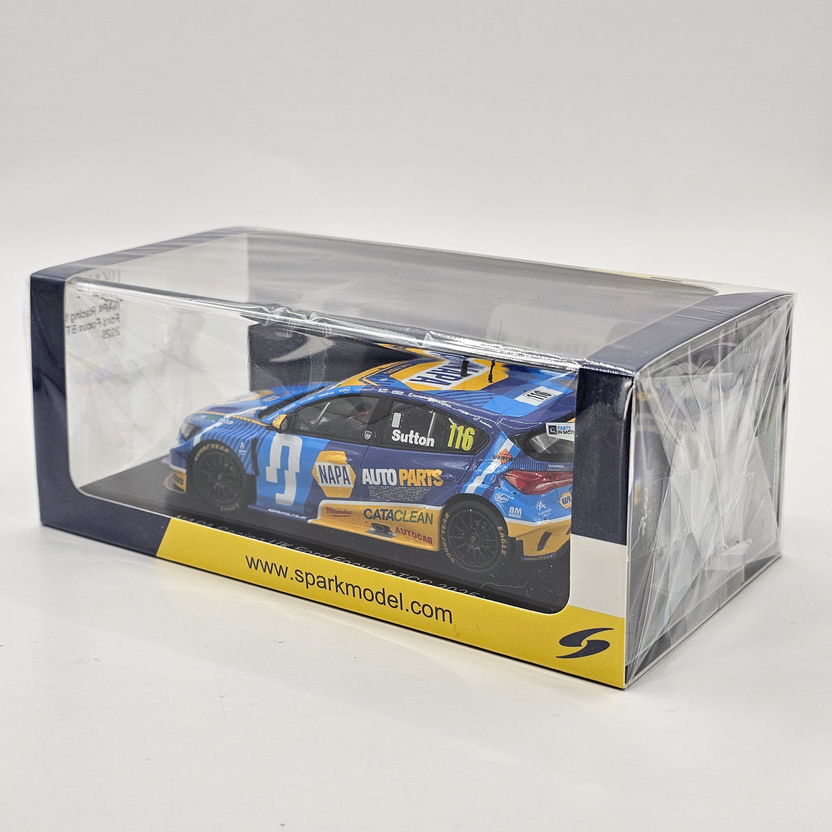 Spark Ford Focus #116 Ashley Sutton BTCC 2025 Knockhill 1/43 Scale UK028